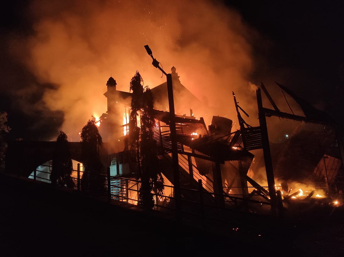 X/@rahul_gayakwad : According to the district administration, a short-circuit is suspected to have triggered the fire